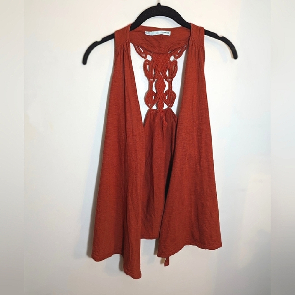 2000s Sleeveless Asymmetrical Cardigan Vest